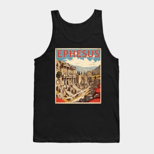 Ephesus Turkey Vintage Retro Travel Tourism Tank Top